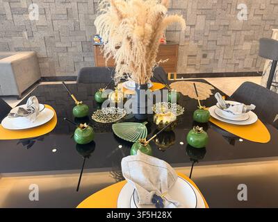 Die Details auf diesem Tisch sind herrlich Stockfoto