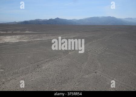 Nazca, Provinz Nazca, Departamento Ica - Peru - Nazka-Linien Stockfoto