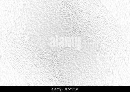 Ein sauberer und minimalistischer abstrakter Hintergrund mit einem subtilen, wirbelnden Texturmuster in Weiß- und hellgrautönen. Stockfoto
