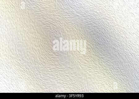 Ein hochauflösender abstrakter Hintergrund mit komplexen, fließenden und wirbelnden Texturmustern in Beige-, Creme- und Hellweißtönen. Stockfoto