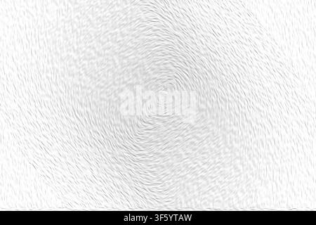 Ein sauberer und minimalistischer abstrakter Hintergrund mit einem subtilen, wirbelnden Texturmuster in Weiß- und hellgrautönen. Stockfoto