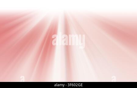 Abstrakter Hintergrund mit weichen roten Lichtstrahlen, die von oben ausgehen, und einen sanften und ätherischen Effekt mit einem Farbverlauf erzeugen. Stockfoto