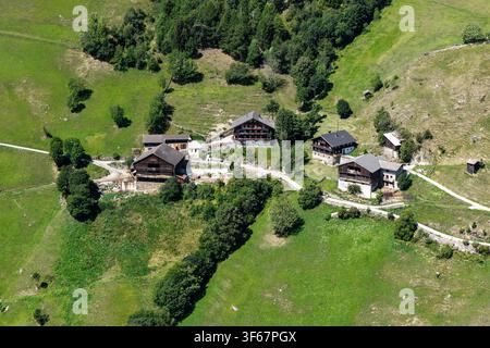 THEMENBILD - Der Weiler Michlbach im Gemeidegebiet von St. Johann im Walde, Österreich am Dienstag, 28. Juli 2026 // Die Bauernhöfe in Michlbach, die innerhalb der Gemeindegrenzen von St. Johann im Walde, Österreich, am Dienstag, 28. Juli 2026 liegen. EXPA Pictures © 2026, PhotoCredit: EXPA/ Johann Groder Credit: APA-Images/Alamy Live News Stockfoto