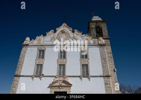 Igreja Matriz de Nossa Senhora do Rosário, Olhao, Algarve, Portugal Stockfoto