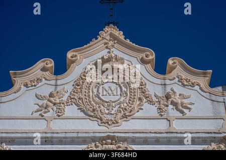 Igreja Matriz de Nossa Senhora do Rosário, Olhao, Algarve, Portugal Stockfoto