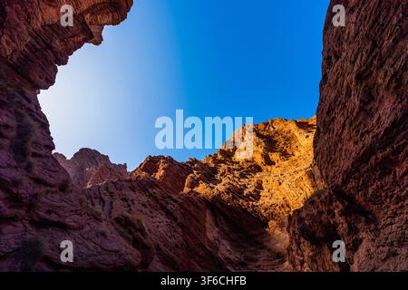 Kuqa Tianshan Grand Canyon in Xinjiang, China Stockfoto