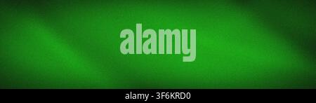 Dieser grüne, körnige abstrakte Hintergrund weist einen sanften Farbverlauf mit Grunge-Textur auf und ist perfekt für Tapeten, Technik-Banner und Kulissen. Der breite Stockfoto