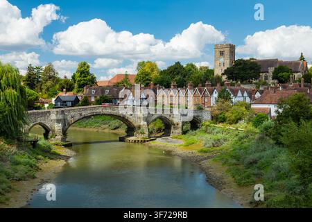 Sommernachmittag in Ayleford, Kent, England. Stockfoto