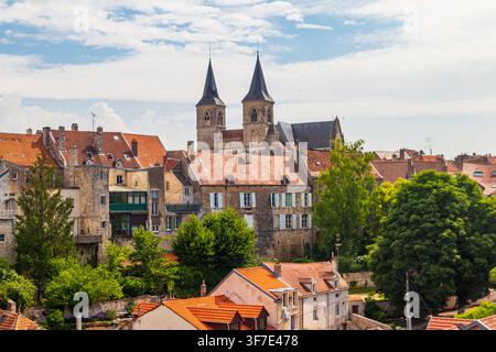 Ansicht der Altstadt von Chaumont im Departement Haute-Marne, Grand Est, Frankreich Stockfoto