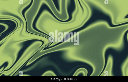 Grainige Rauschen-Textur, abstrakter grüner Farbverlaufshintergrund. y2k-futuristisches Design. Trendiger Retro-Hintergrund Stockfoto