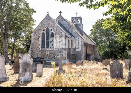 St. Mary's Pfarrkirche, Frinton on Sea, Essex, die kompakteste Kirche in Essex und noch immer in Benutzung. Stockfoto
