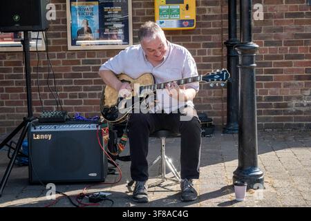 Allgemeine Ansichten des Brecon-Jazzfestivals, Brecon, Wales Stockfoto