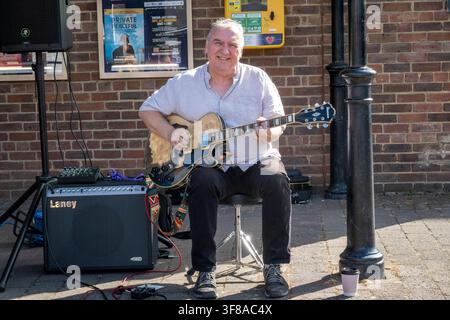 Allgemeine Ansichten des Brecon-Jazzfestivals, Brecon, Wales Stockfoto