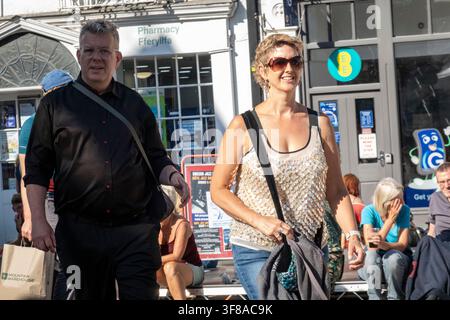 Allgemeine Ansichten des Brecon-Jazzfestivals, Brecon, Wales Stockfoto