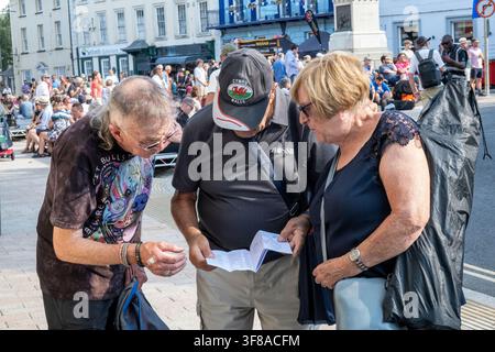 Allgemeine Ansichten des Brecon-Jazzfestivals, Brecon, Wales Stockfoto