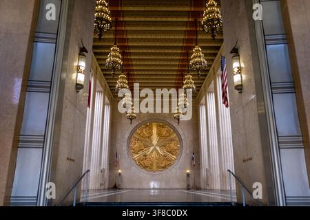 Stadtbilder von Dallas, Thanksgiving-Kapelle Stockfoto