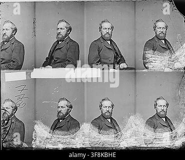 General James A. Garfield, ein Generalmajor der Union-Armee während des Amerikanischen Bürgerkriegs und später der 20. Präsident der Vereinigten Staaten, in einer. Stockfoto