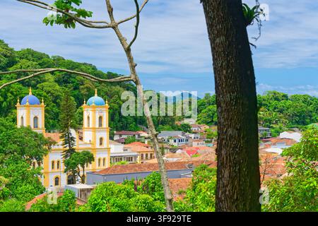Pfarrkirche, Igreja Matriz Nossa Senhora da Graca, Sao Francisco do Sul, Brasilien, Südamerika Stockfoto