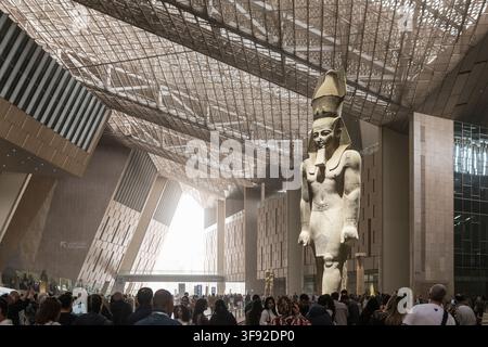 Das Großägyptische Museum (GEM), Gizeh, Kairo, Ägypten, Nordafrika, Afrika Stockfoto