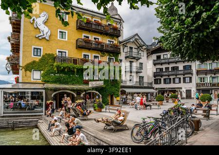 Österreich - St. Wolfgang im Salzkammergut Stockfoto