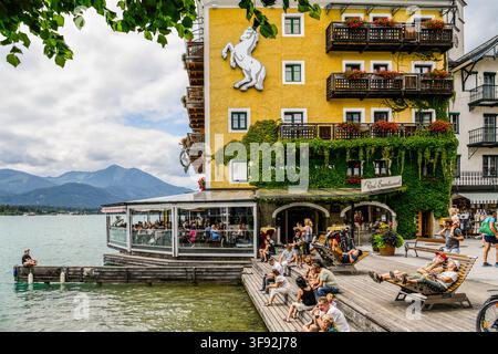 Österreich - St. Wolfgang im Salzkammergut Stockfoto