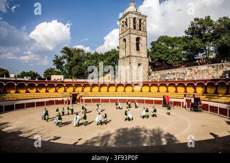 Mexiko Tlaxcala Tlaxcala de Xicohtèncatl Karneval Stockfoto