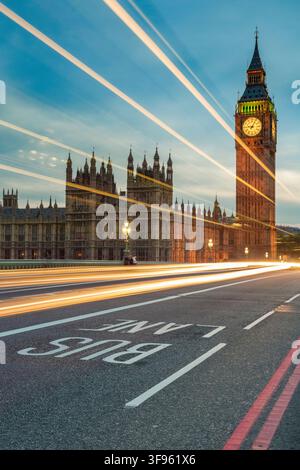 Vereinigtes Königreich - England - London - Westminster und Big Ben Stockfoto