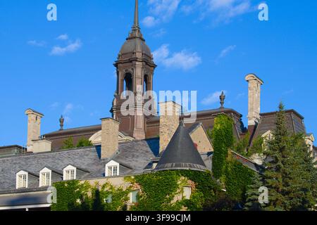 Kanada, Quebec, Montreal, Chateau Ramezay, Rathaus, Dächer, Stockfoto