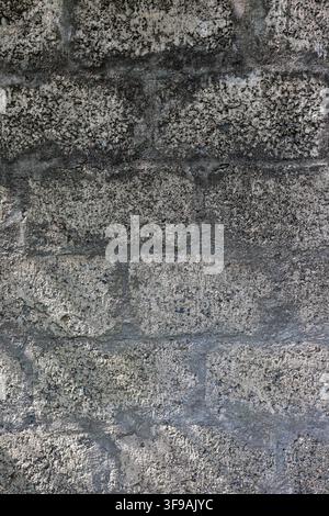 Betonglockenwand vertikaler Hintergrund Stockfoto