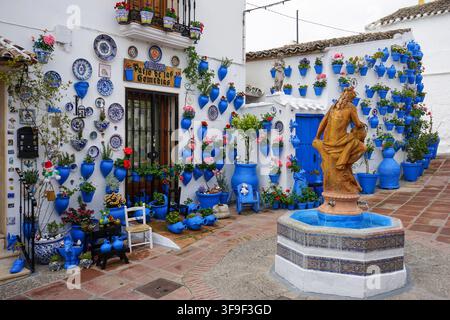 Patio de Las Comedias in Iznajar, Andalusien, Spanien Stockfoto