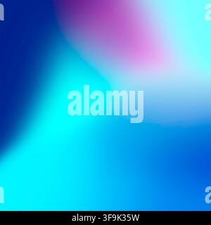 Abstrakter Hintergrund mit einem Farbverlauf von Blau, Lila und Türkis, ideal für den Einsatz in digitalen Designs, Präsentationen oder als Wallpaper Stockfoto