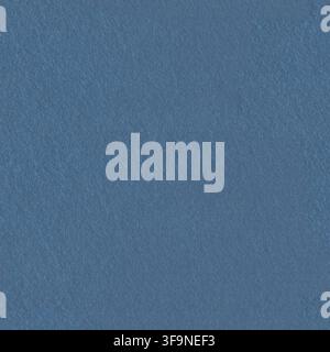 Makroaufnahme von blauem Wollfilz, der seine weiche matte Faseroberfläche zeigt, flach aufgenommen als wiederverwendbarer quadratischer Hintergrund mit viel freiem Platz für Text. Stockfoto