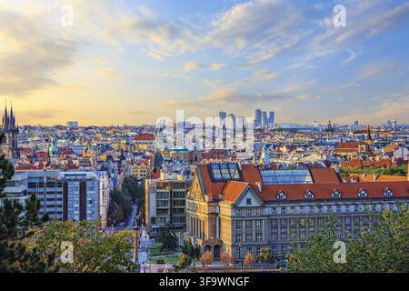 Charles Universität und der Altstadt von Prag, Tschechische Republik Stockfoto