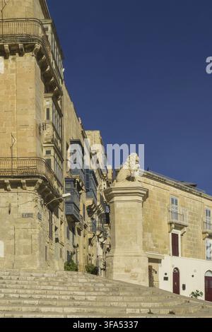 Malta? Valletta, Löwe von De Vilhena Stockfoto