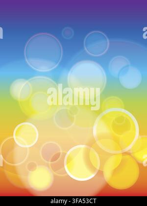 Abstrakte Rainbow bokeh Hintergrund Stockfoto