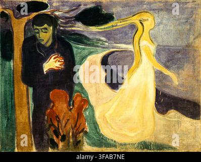Edvard Munch, Trennung, Ölgemälde auf Leinwand, 1896 Stockfoto