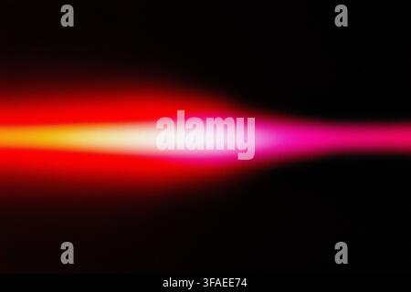 Rotes Objektivflare-Lichtleck-Overlay-Hintergrund Stockfoto
