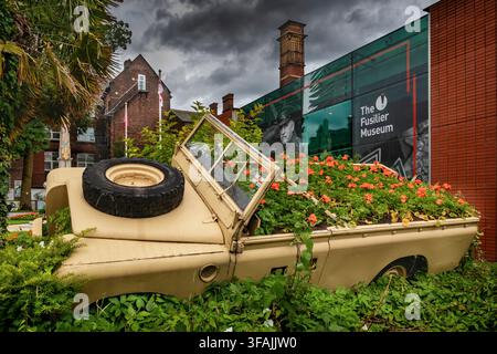 Außenseite des Fusilier Museums, eines Museums in Bury, Greater Manchester, England. Stockfoto