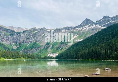 Avalanche-See Stockfoto