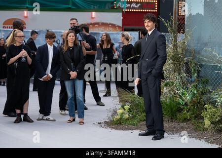 London, UK. 20. Aug., 2026. Jacob Elordi nimmt an der Weltpremiere von "The Dog Stars" im Odeon Luxe Leicester Square teil. Credit: SOPA Images Limited/Alamy Live News Stockfoto