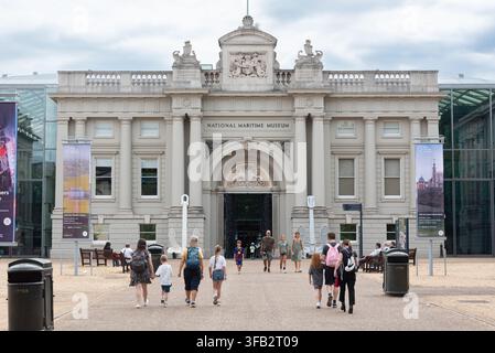 Das National Maritime Museum in Greenwich, London, UK Stockfoto