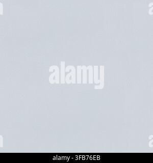 Nahaufnahme von hellblau-weißer Ledertxtur mit feiner Maserung, fotografiert als nahtloser quadratischer Fliesenhintergrund für Design, Polsterung und Mode Stockfoto