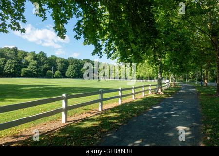 Sportplatz in einem Freizeupark in Glastonbury, Connecticut (CT) Stockfoto