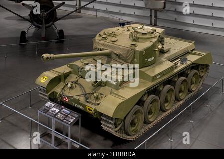 Komet I (A34), britischer Kreuzerpanzer (1945). Pima Luft- und Raumfahrtmuseum, Tucson, Arizona Stockfoto