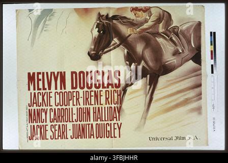 Ein Filmposter von 1939 für "That Certain Age", mit Melvyn Douglas, Jackie Cooper, Irene Rich, Nancy Carroll, John Halliday, Jackie Searl und Juanita Quigley, veröffentlicht. Stockfoto
