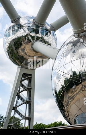 Atomium-Gebäude in Brüssel, Belgien Stockfoto