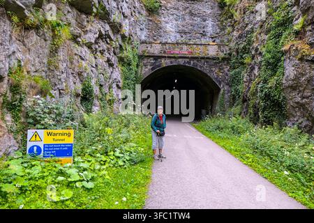 Monsal Trail, Sommer im Peak District, Derbyshire, UK Stockfoto