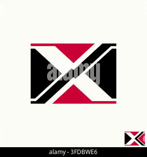 Moderne Buchstabe X Blitz-Power-Logo-Vorlage Ikone für Tech-Energie-Esports dynamisches geometrisches Initial Corporate Business Branding futuristisches Zeichen. Stock Vektor