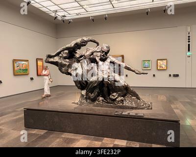 Louvre-Museum Abu Dhabi - 2026 - Augustin-Rodin-Denkmal für Victor Hugo Stockfoto