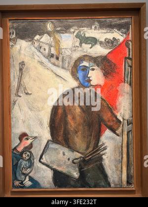 Abu Dhabi Louvre Museum - 2026 - Chagall zwischen Dunkelheit und Licht Marc Chagall Stockfoto